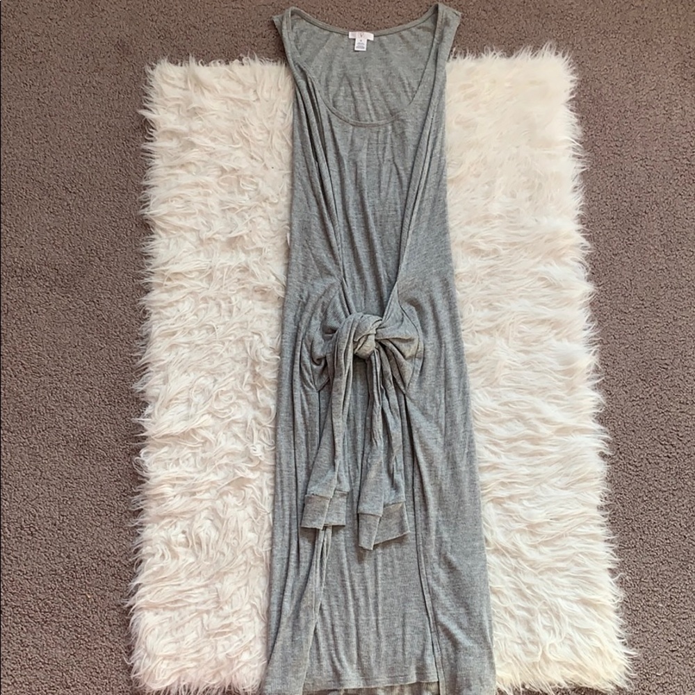 BP tie dress